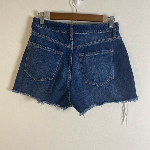 Kancan Sz 7 / 27 Ivanna Ultra High Rise Mom Shorts Denim Jean Cutoff Distressed - Picture 3 of 11